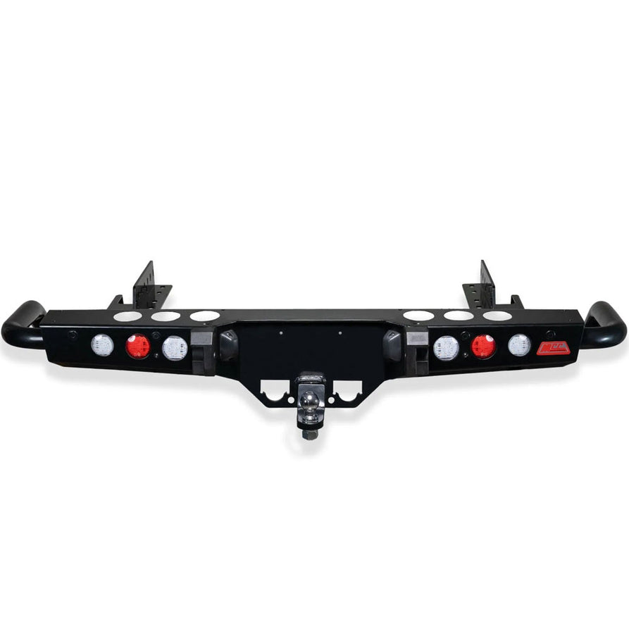 Hilux GGN25R 2005-2015 022-03 Jack Rear Bar with Light kit and Black Step Plate Package – SKU MCC-01002-203SPBL