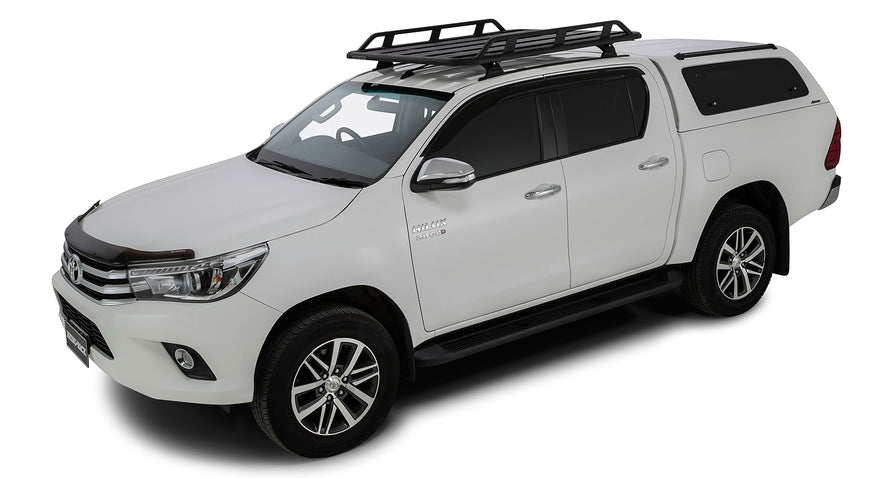 Rhino-Rack Pioneer Tradie (1528mm x 1236mm) Roof Platform Suitable for Toyota Hilux Gen 8 4×4