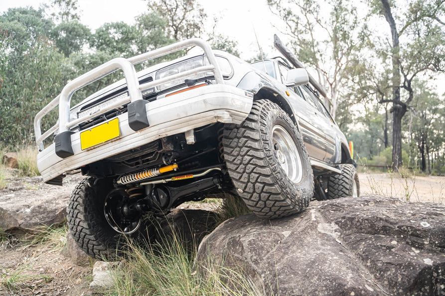 Tough Dog Return to Centre Steering Damper 80 Series Toyota LandCruiser
