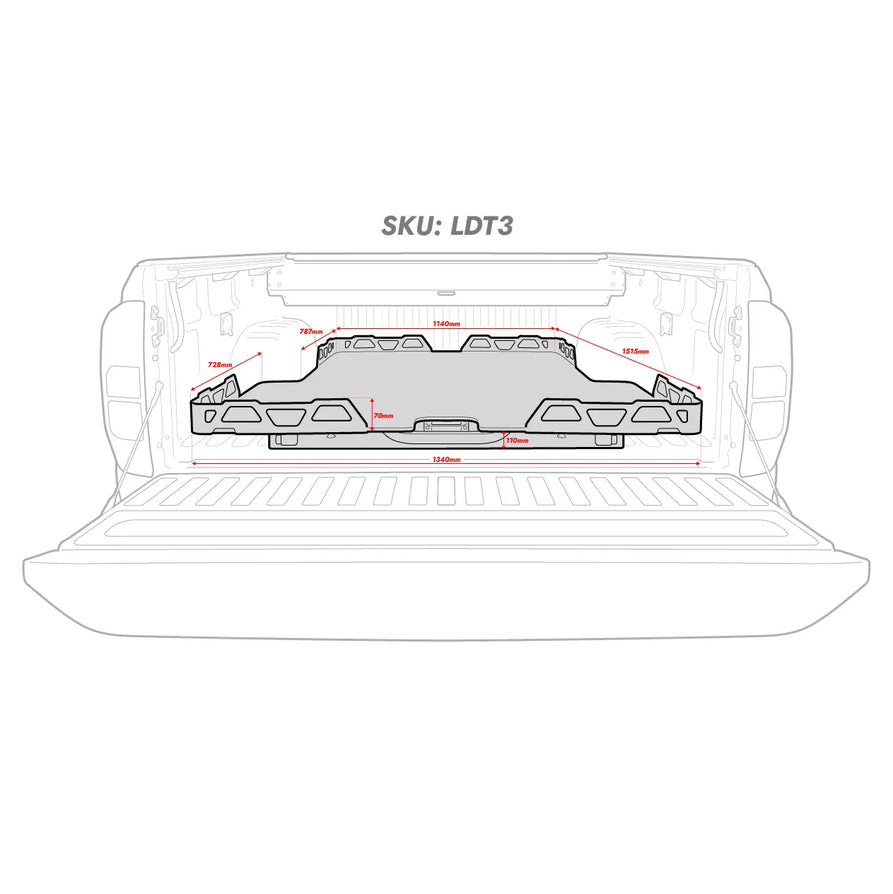 HSP Load Slide suits LDV Terron 2025+ – LDT3