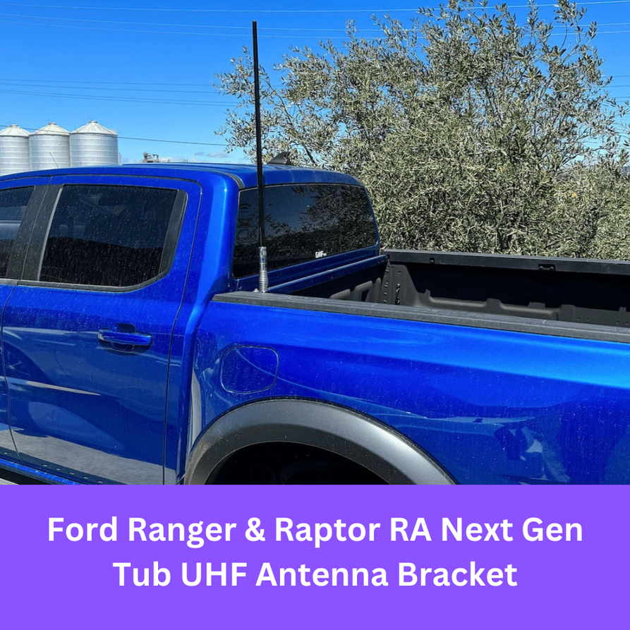 GMF4x4 Ford Ranger RA 2023+ Tub UHF Antenna Bracket 037-TB