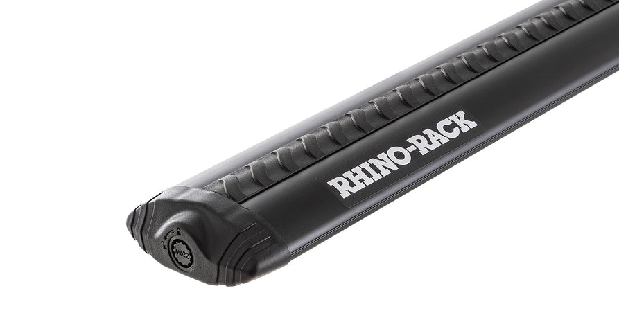 Rhino-Rack Vortex RX300L Trackmount Black 2 Bar Roof Rack – Suitable for Suzuki Jimny & Suzuki Vitara (4×4)