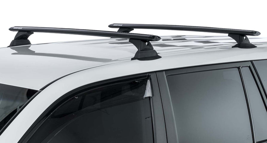Rhino-Rack Vortex RCH Black 3 Bar Roof Rack for Toyota Prado 120 Series 4×4