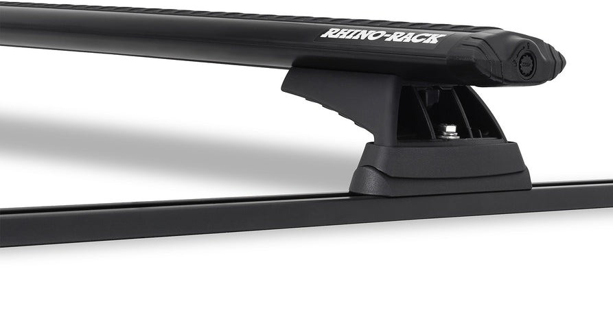 Rhino-Rack Vortex RCL Trackmount Black 2 Bar Roof Rack – Suitable for Suzuki Jimny & Suzuki Vitara (4×4)