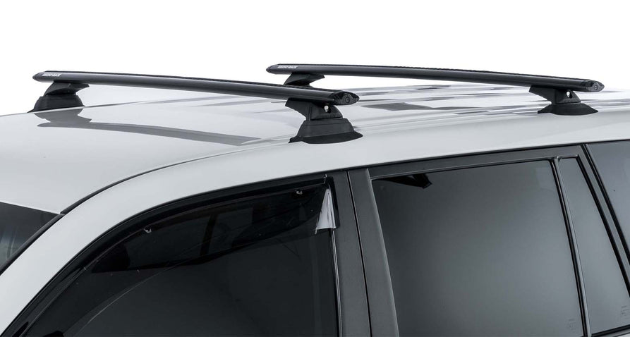 Rhino-Rack Vortex RCL Black 2 Bar Roof Rack for Land Rover Discovery 3 & 4 4×4