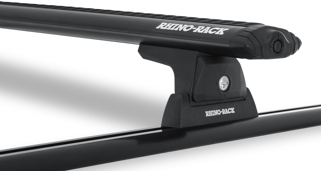 Rhino-Rack Vortex RLT600 Trackmount Black 3 Bar Roof Rack – Isuzu MU-X ...