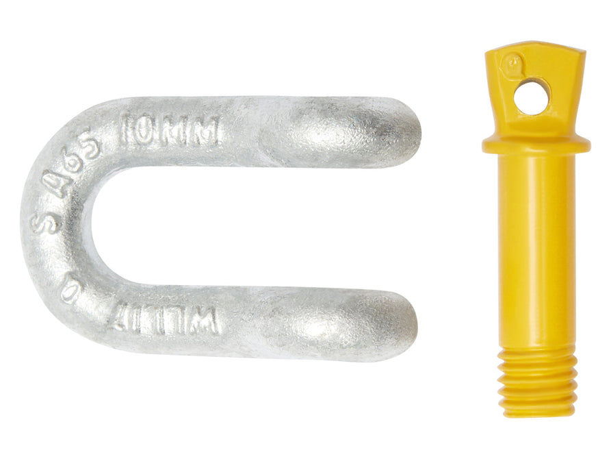 Hayman Reese D Shackle 10mm – Rated 1000kg for Heavy Duty Towing
