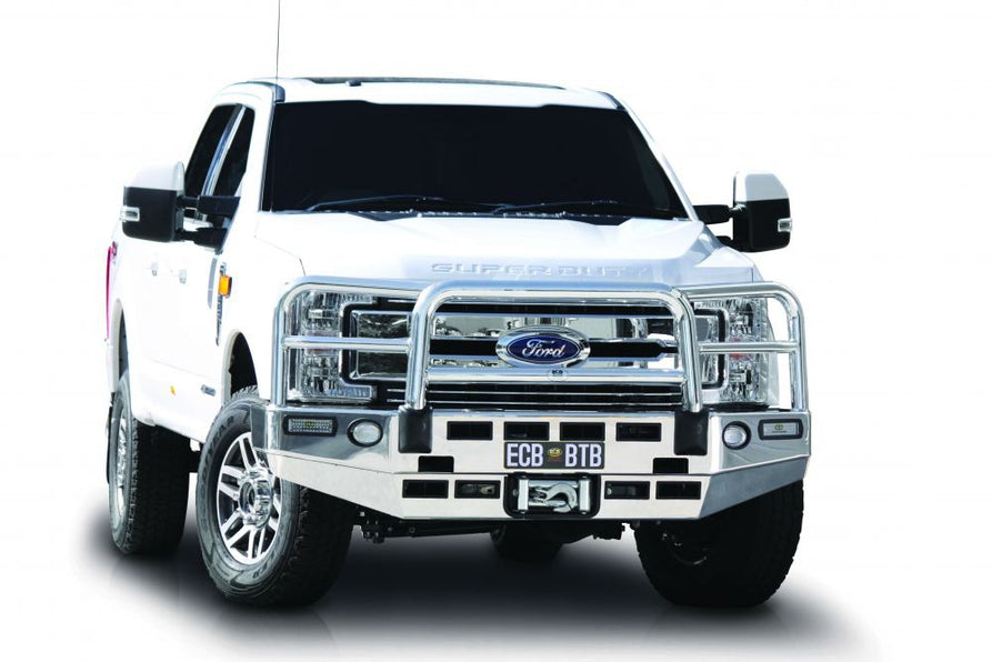 FORD F250 SUPER DUTY Winch Bullbar with Bumper Lights (MY17 to 12/23)