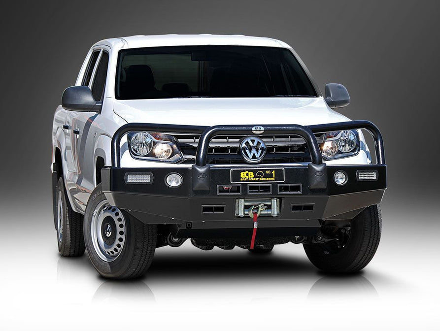 VOLKSWAGEN AMAROK  Winch Bullbar with Bumper Lights (07/10 to 08/16)