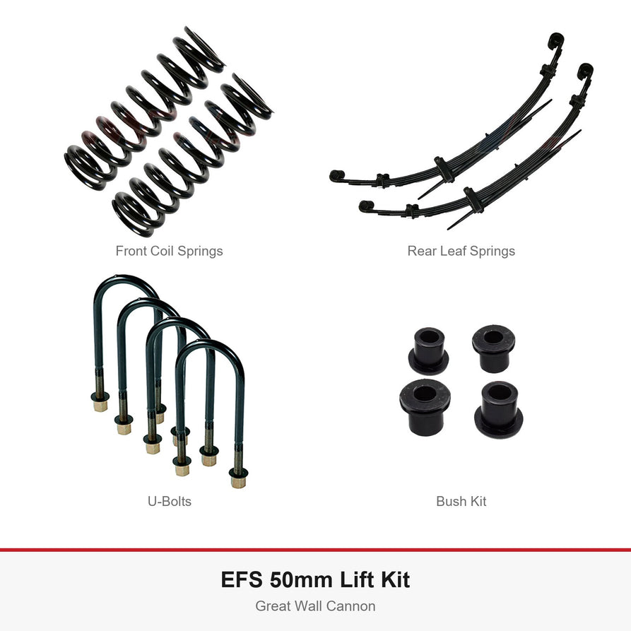EFS 50mm Lift Kit - Suits Great Wall Cannon