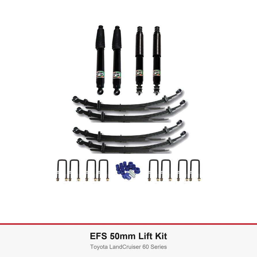 EFS 50mm Lift Kit - Suits Toyota LandCruiser 60 Series