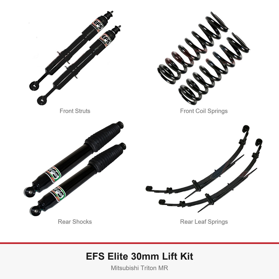 EFS Elite 30mm Lift Kit - Suits Mitsubishi Triton MR