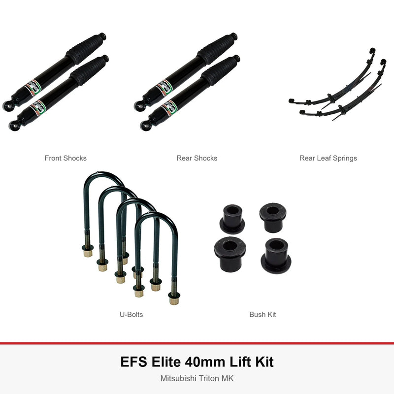 EFS Elite 40mm Lift Kit - Suitable For Mitsubishi Triton MK