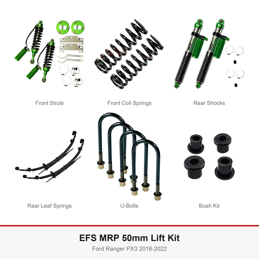 EFS MRP 50mm Lift Kit - Suits Ford Ranger PX3 2018-2022