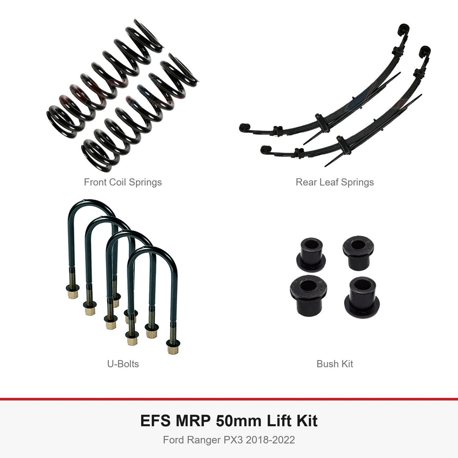 EFS MRP 50mm Lift Kit - Suits Ford Ranger PX3 2018-2022