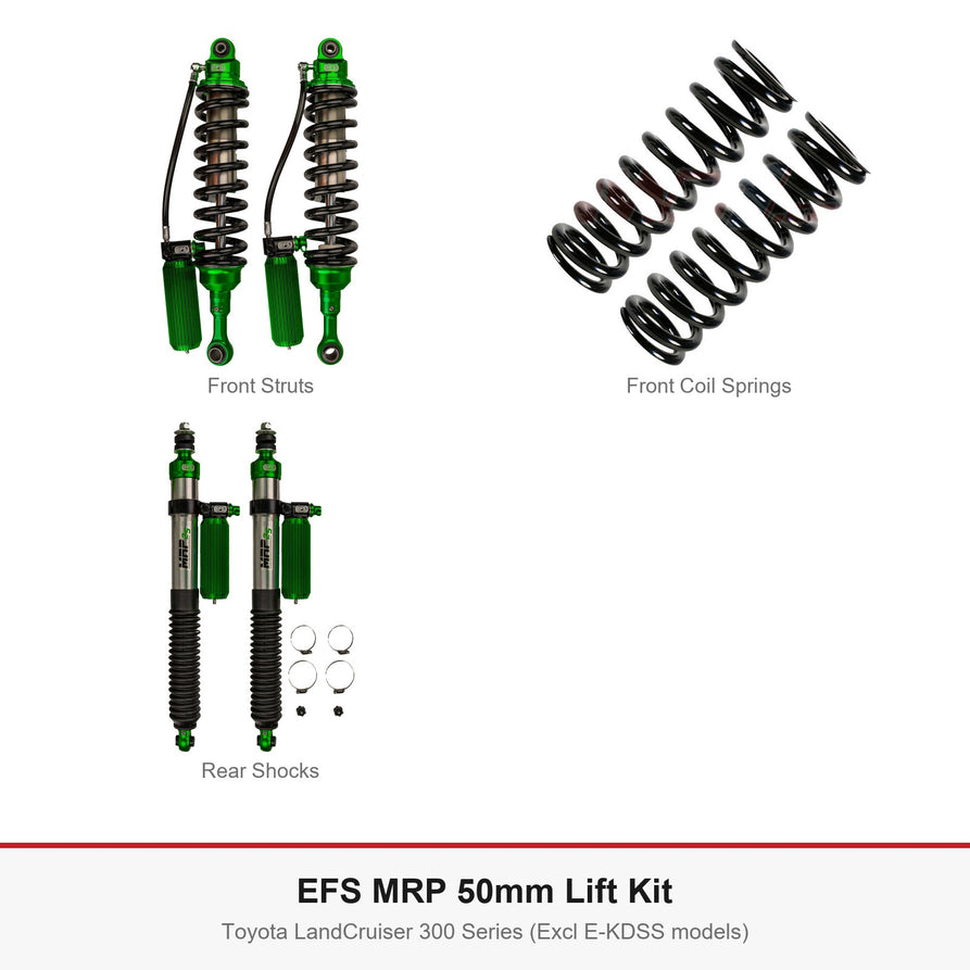 EFS MRP 50mm Lift Kit - Suits Toyota LandCruiser 300 Series (Excl E-KDSS models)