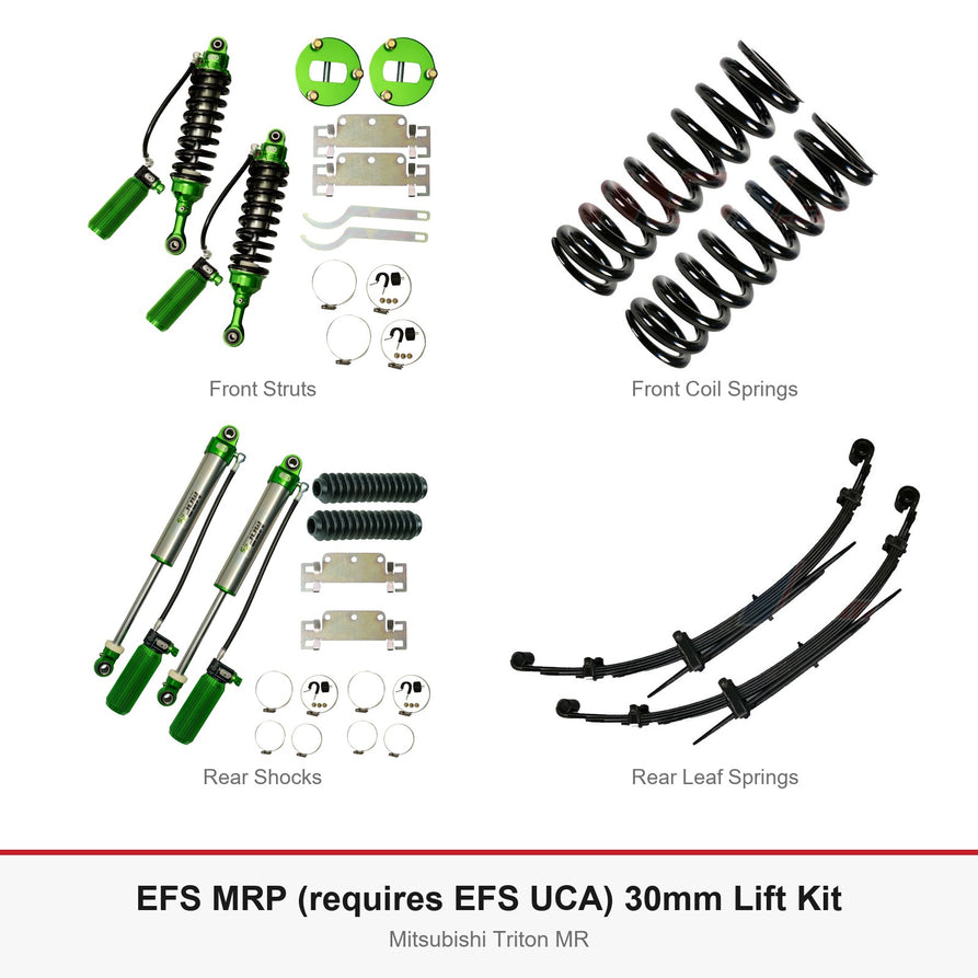 EFS MRP (requires EFS UCA) 30mm Lift Kit - Suits Mitsubishi Triton MR