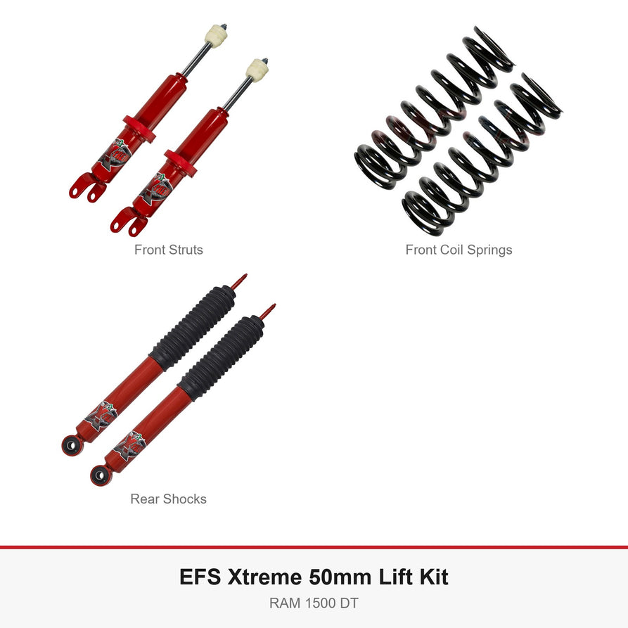 EFS Xtreme 50mm Lift Kit - Suits RAM 1500 DT