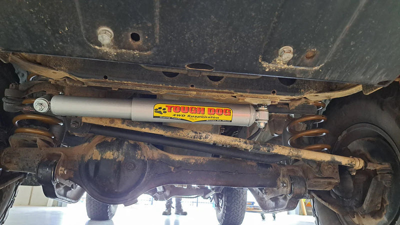 Tough Dog Heavy Duty Steering Damper 80 Series Toyota LandCruiser