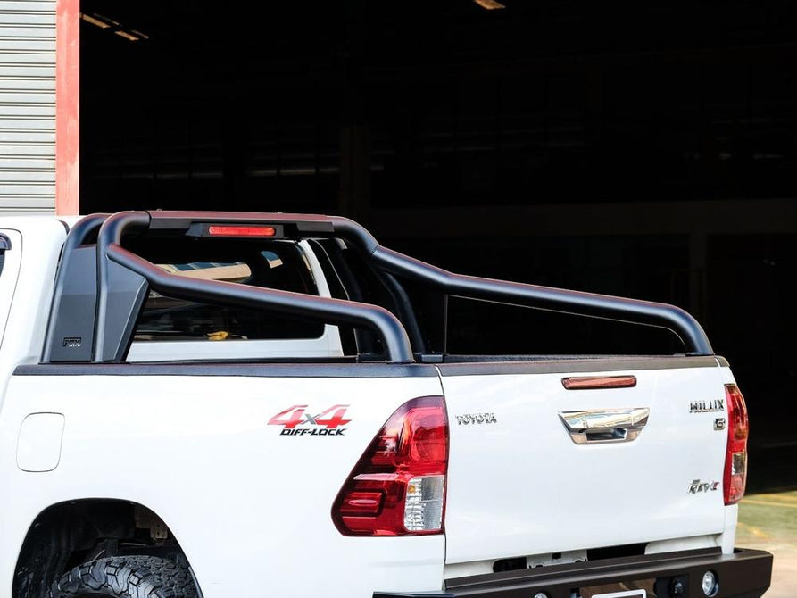 PIAK Extended Rockrunner Sport Bar for Toyota Hilux D-Cab 2015-On | 4x4 Ute Bar