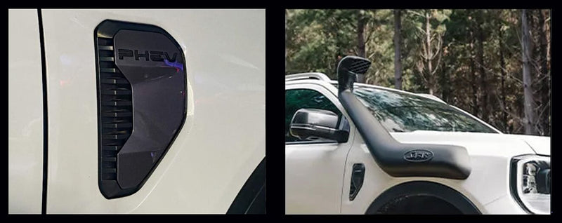 Safari V-Spec Snorkel to suit Ford Ranger P703 Next Gen 2.3L EcoBoost Petrol & PHEV 2022-on - SS987HFG