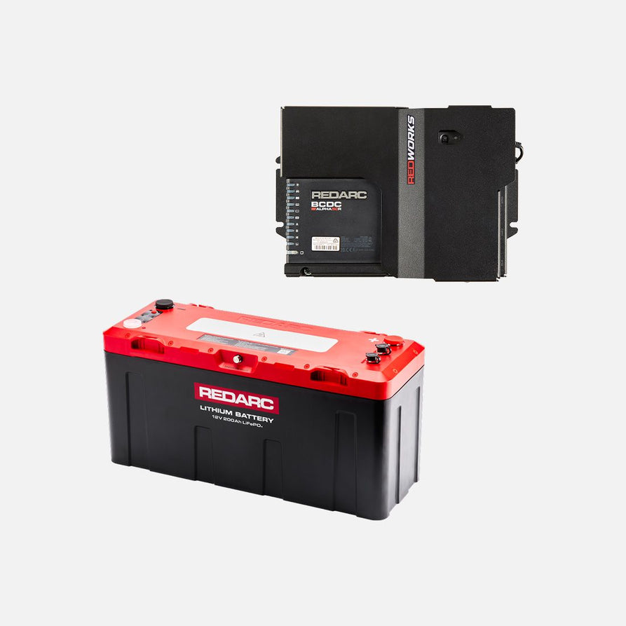 REDARC REDWorks Scout50 & 200Ah Icon Battery Bundle