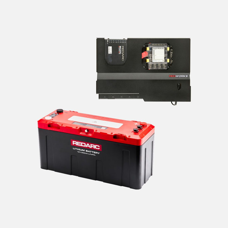 REDARC REDWorks Nomad50 & 200Ah Icon Battery Bundle