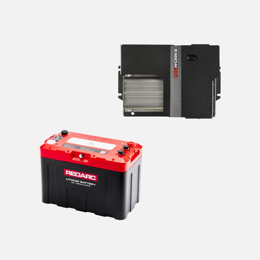 REDARC REDWorks Scout40 & 100Ah Icon Battery Bundle