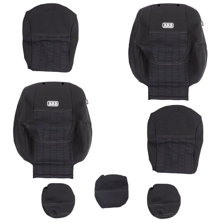 ARB Neoprene Seat Cover Set, Front, Suitable For Toyota LandCruiser 300 Series – 0850101NFA