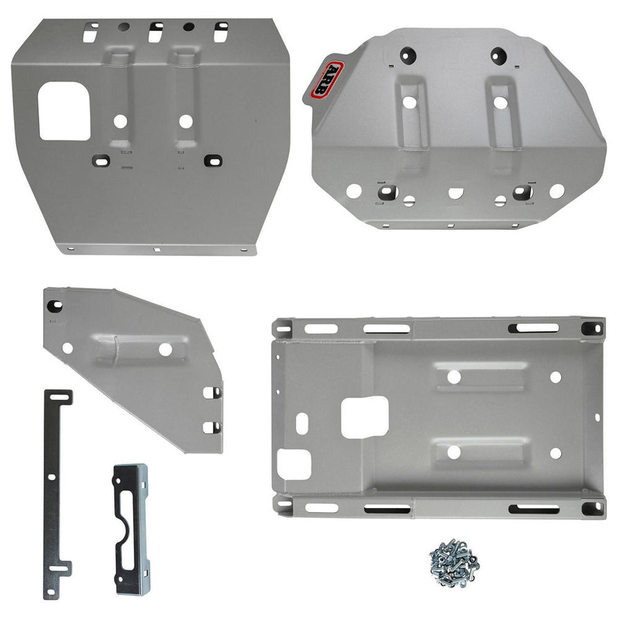 ARB Under Vehicle Protection 4 Piece Silver Suitable For Ford Ranger and Mazda BT-50 – 5440100
