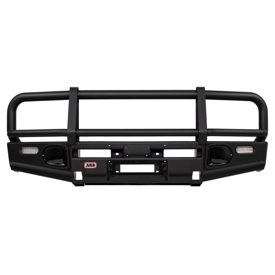 ARB Deluxe Winch Bull Bar, Matt Black Suitable For LC79 Workmate non-flared, sensors – 3412630