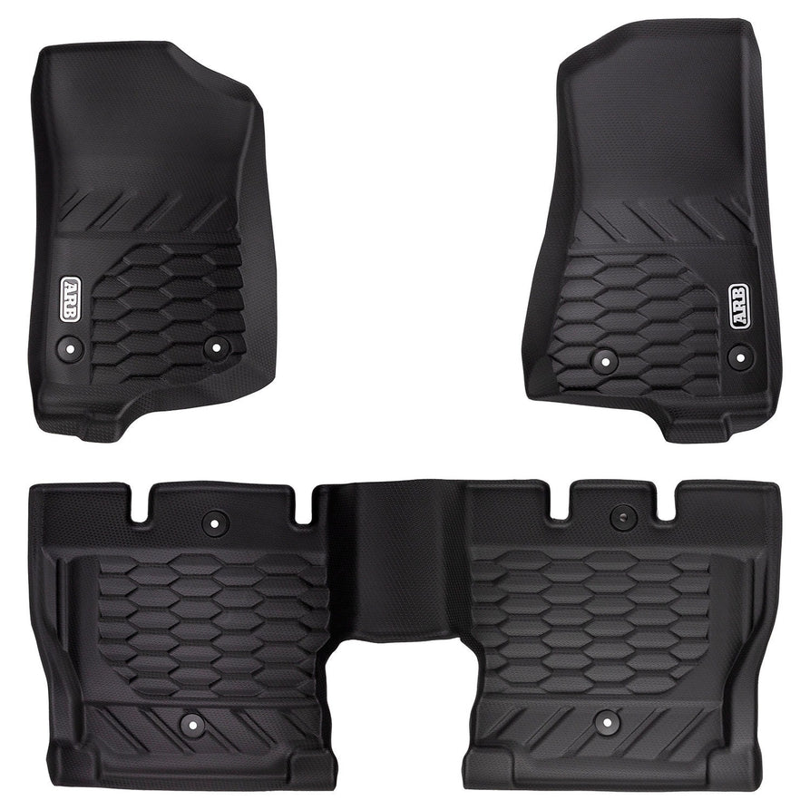 ARB Floor Mats Front and Rear Set Suitable For Jeep Wrangler JL – 4080019