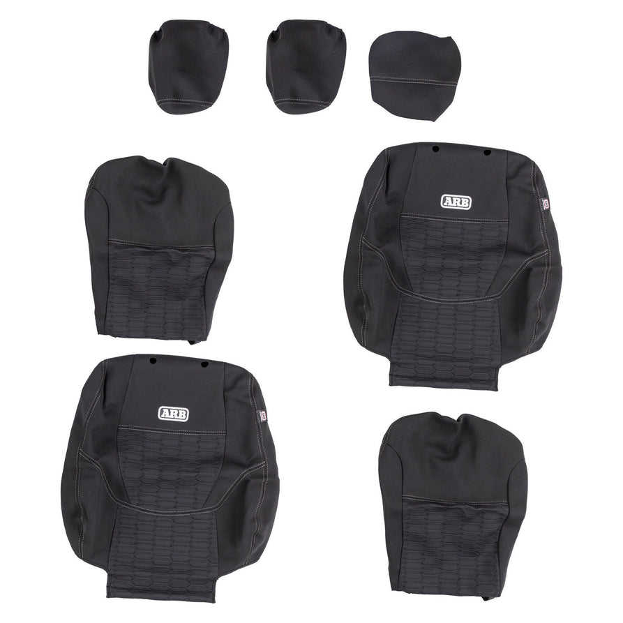 ARB Neoprene Seat Cover Set, Front, Suitable For Toyota LandCruiser 300 Series GX/GXL – 0850101NF