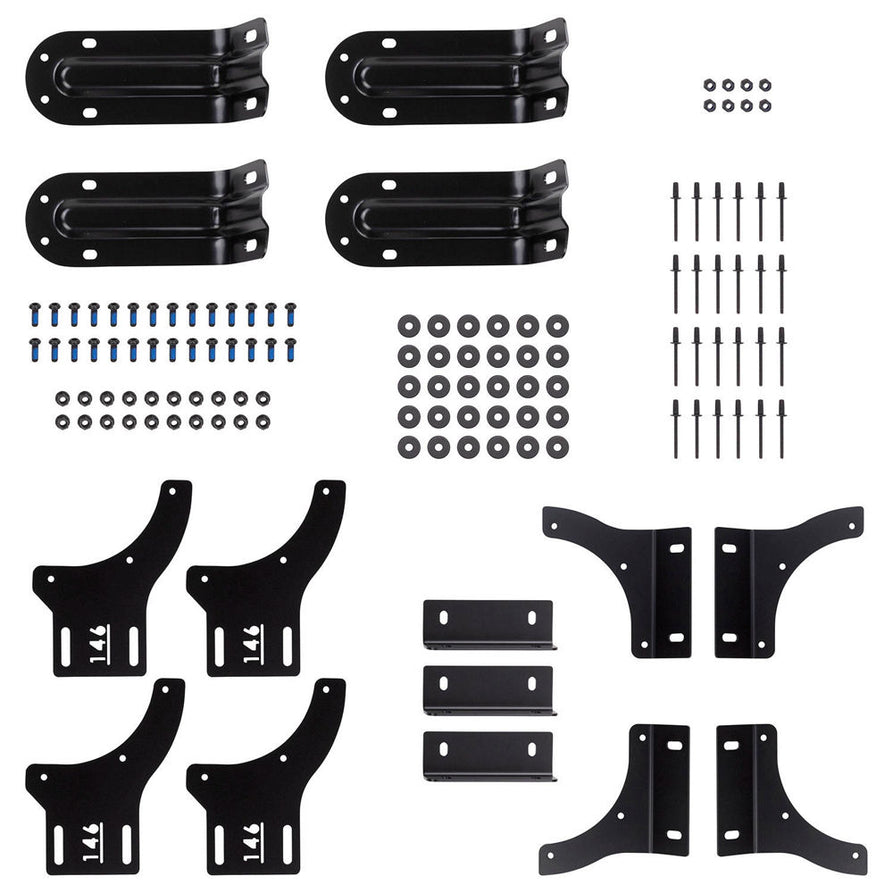 ARB Deluxe Canopy Rack Trade Style Suitable For Nissan Navara with Ascent Canopy – B02045