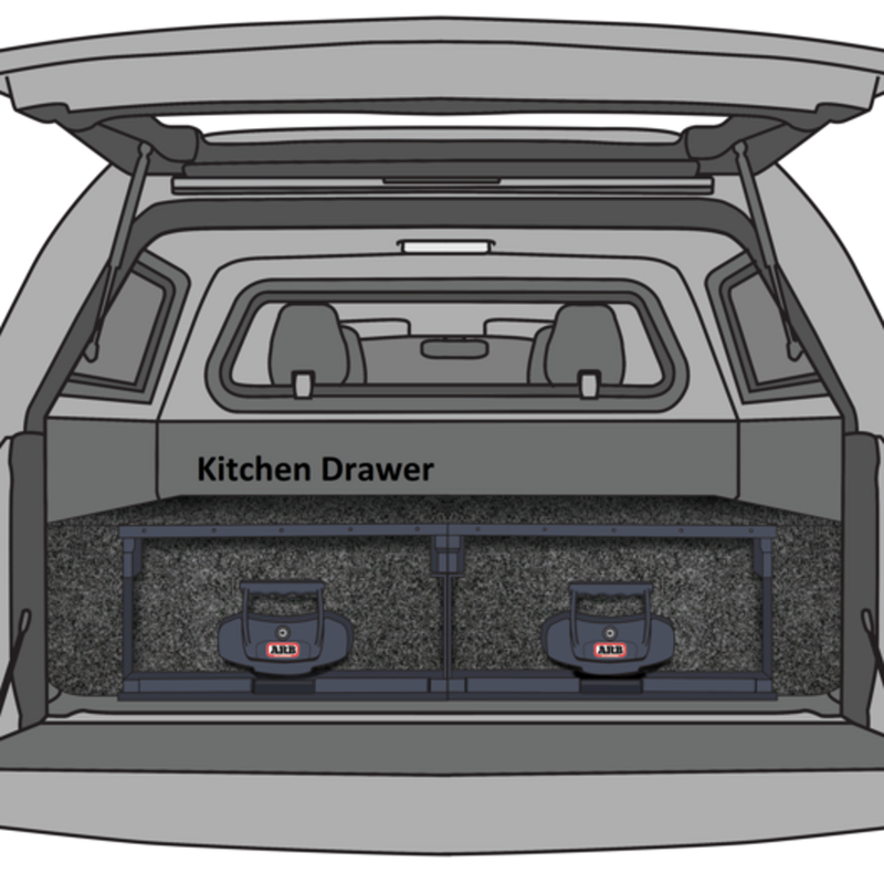 ARB Drawer Bundle – Left Kitchen, Right Drawer – 1355mm