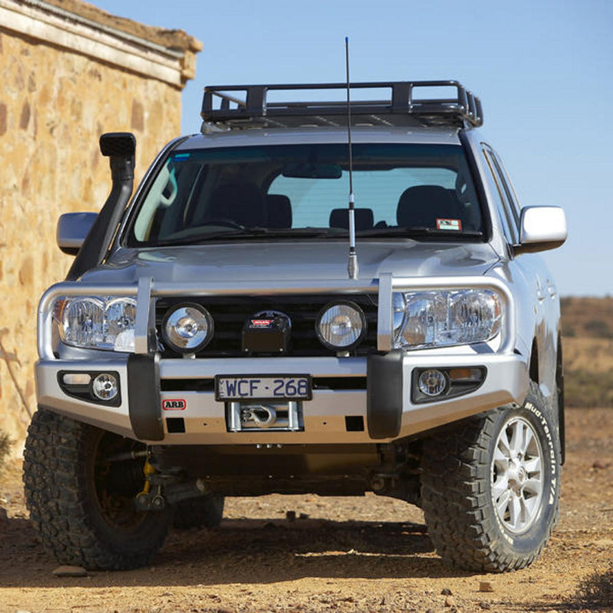 ARB Deluxe Bull Bar with Winch & Fog Light MKI Support Suitable For Toyota LandCruiser – 3415110