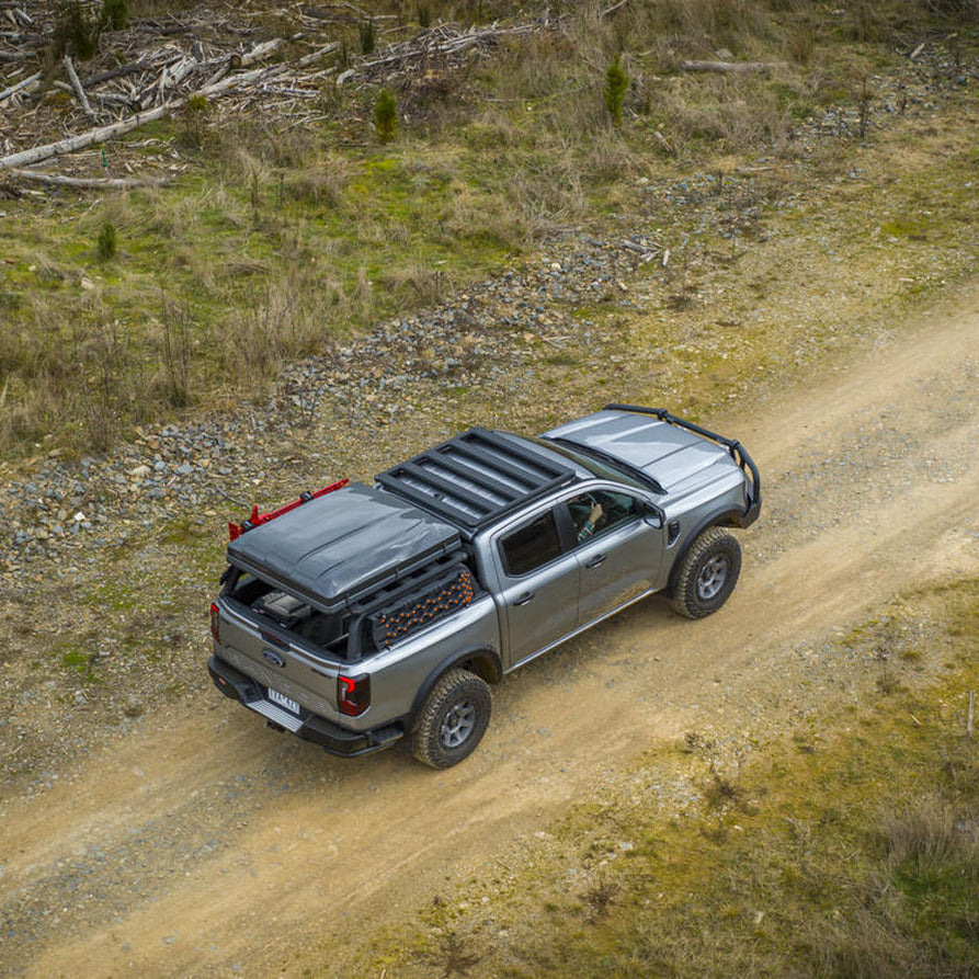 ARB Bed Rack with BASE Rack Suitable For Ford Ranger without factory roller shutter – B02218