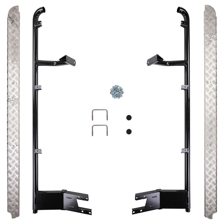 ARB Deluxe Side Steps and Rails with Aluminium Tread Suitable For Ford Ranger – B03354