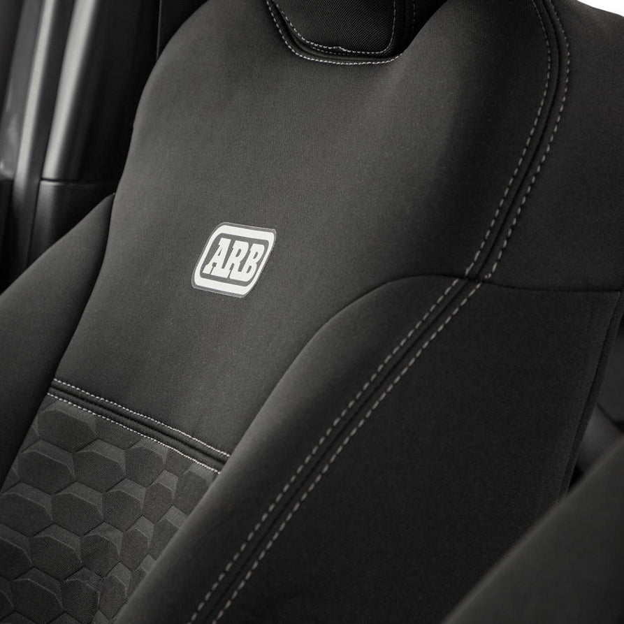 ARB Neoprene Seat Cover Set, Front, Suitable For Toyota Hilux SR5/SR 2005 - 2015 (Sport Seat) – 0850105NFA