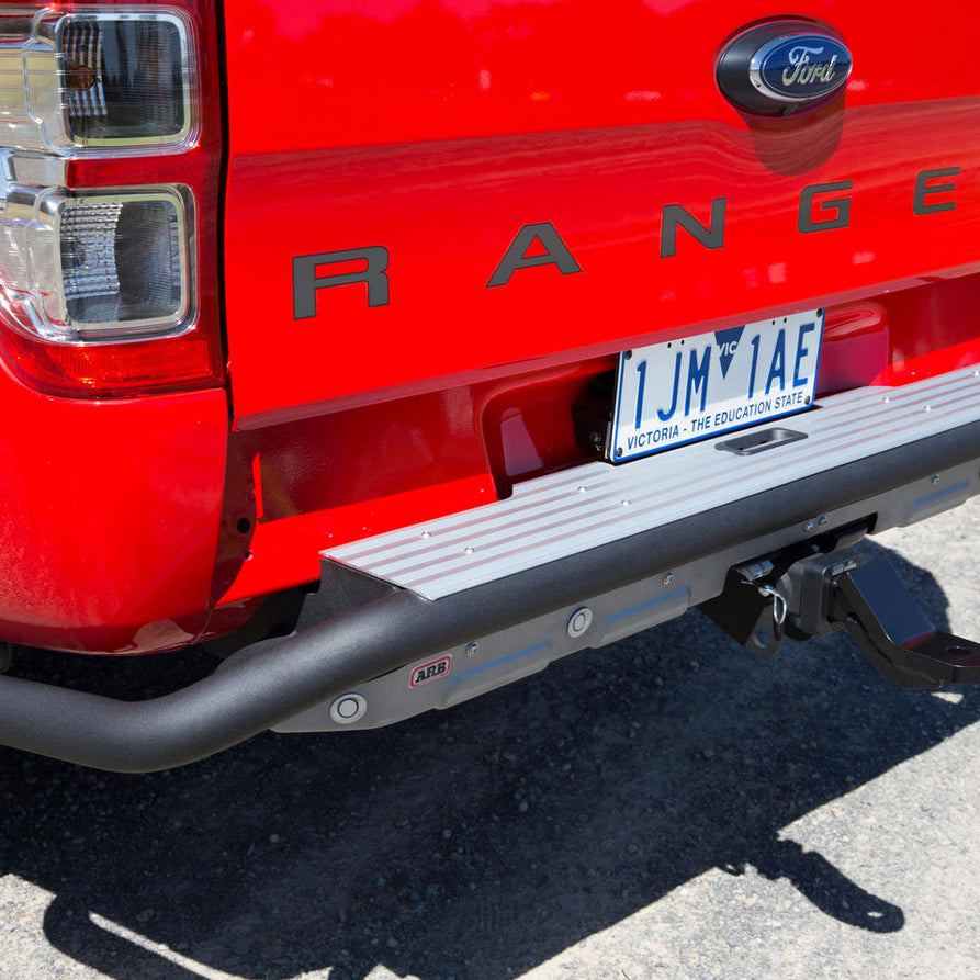 ARB Summit Raw Rear Step Towbar Suitable For Ford Ranger with OE parking sensors – 3640170