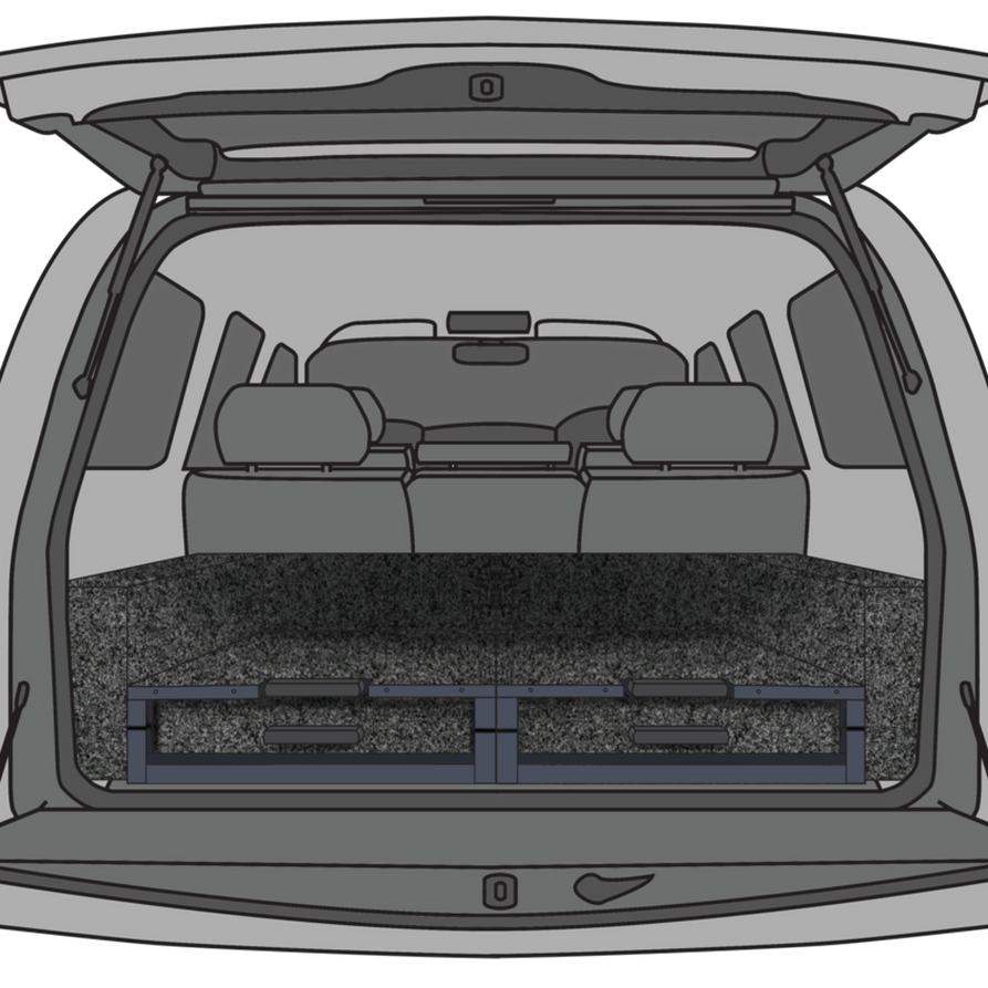 ARB Drawer Bundle – Left Roller Floor (Low-Height), Right Roller Floor (Low-Height), 945mm Long Suitable For Toyota Prado 150 Series – B02481