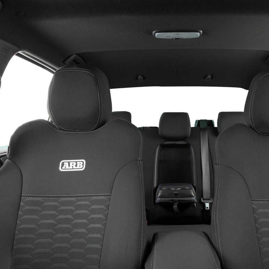 ARB Neoprene Seat Cover Set, Rear, Suitable For Ford Ranger Dual Cab (No Armrest) – 0850107NR