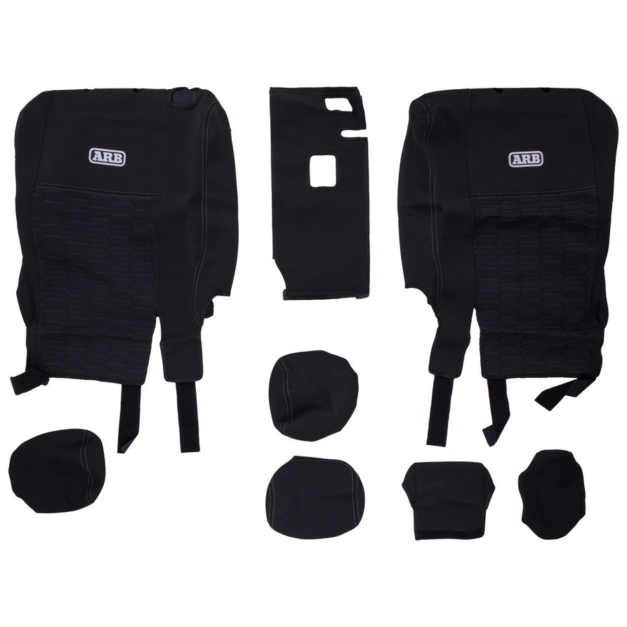 ARB Neoprene Seat Cover Set, Rear, Suitable For Toyota LandCruiser 300 Series VX/Sahara/GXL – 0850101NRA