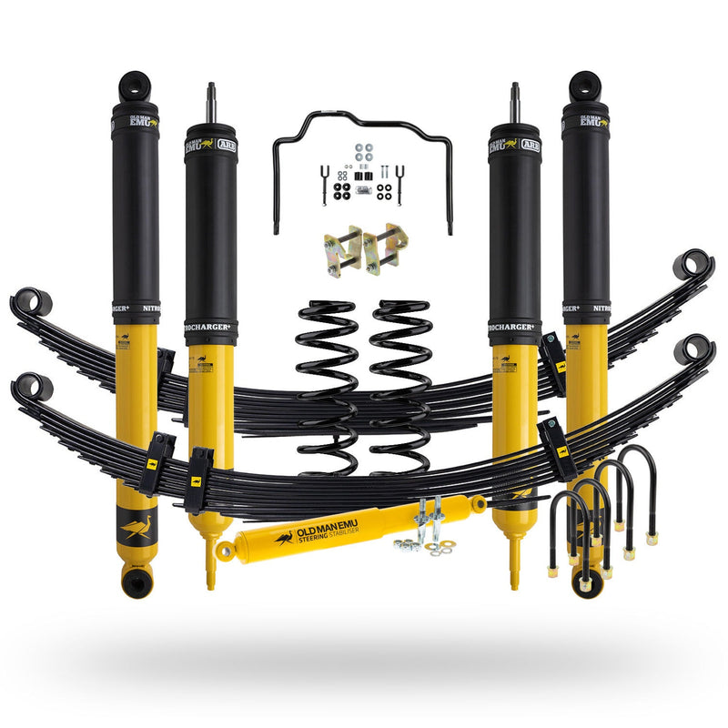 Old Man Emu Nitrocharger Plus Suspension Kit Suitable For Toyota LandCruiser 79 Series Dual Cab, Single Cab 2007-on