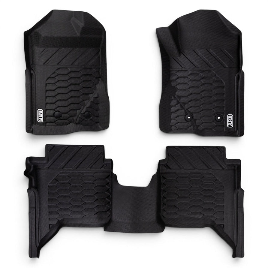 ARB Floor Mats Front and Rear Set Suitable For Ford Ranger and VW Amarok