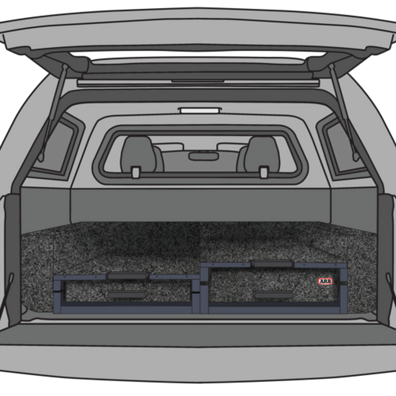 ARB Drawer Bundle – Left Roller Floor (Low-Height), Right Roller Floor (Mid-Height), Left & Right Side Floor Adaptor – 1355mm