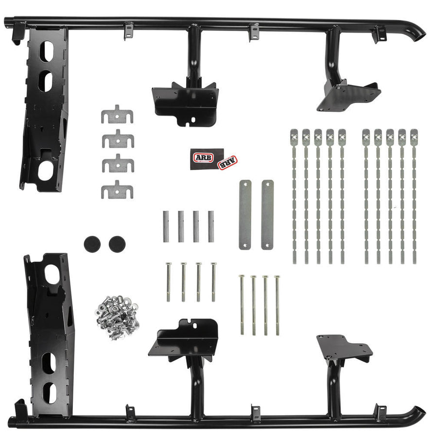 ARB Deluxe Side Step and Return with Aluminium Tread Suitable For Toyota Prado 120 Series – B03461