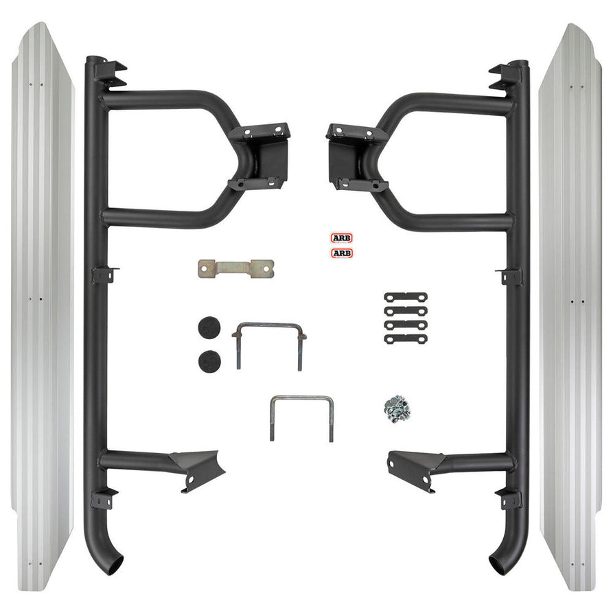 ARB Summit Side Step and Rail with Aluminium Tread Suitable For 76 Series – B03434