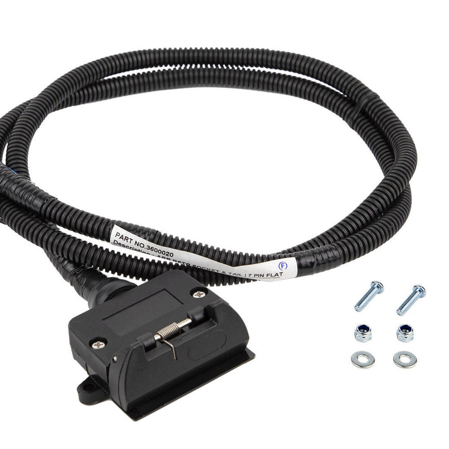 ARB 7 Pin Flat Socket and Tail - Suitable For ARB Rear Step Towbar – 3600020