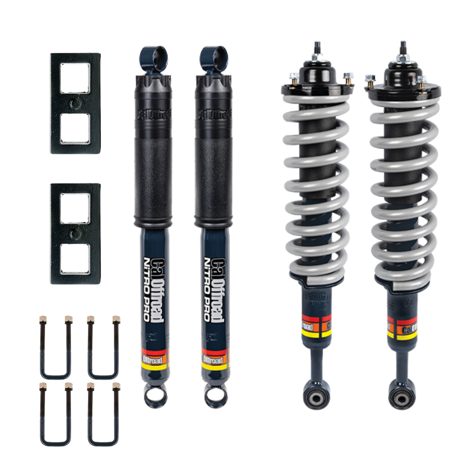 CalOffroad Nitro Pro Series Lift Kit Tour Pack | 2 Inch Lift Suitable For Toyota Hilux Rogue 2022 On Wide Body
